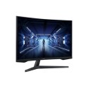 Samsung Curved Gaming Monitor LC27G55TQBUXEN 27", VA, WQHD, 2560 x 1440, 16:9, 1 ms, 300 cd/m², Czarny, 144 Hz, Liczba portów HD