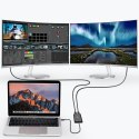 Adapter rozdzielacz USB Typ C Thunderbolt 3 czarny