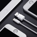 Kabel przewód USB-A - Lightning MFI 1.8m certyfikowany biały