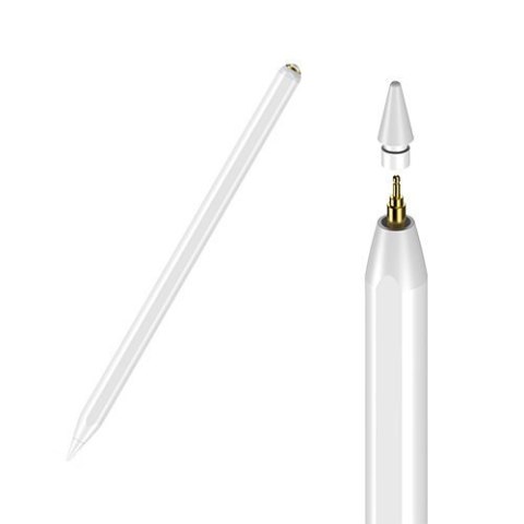 Rysik pen pojemnościowy stylus do iPad aktywny biały