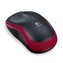 Logitech | Myszka | M185 | Bezprzewodowa | Czerwona