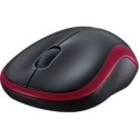 Logitech | Myszka | M185 | Bezprzewodowa | Czerwona