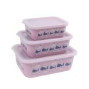 Stoneline | Awave Set of storage box | 21940 | Storage box | Capacity L | 3 pc(s) | Dishwasher proof | Rose