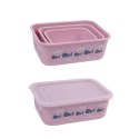 Stoneline | Awave Set of storage box | 21940 | Storage box | Capacity L | 3 pc(s) | Dishwasher proof | Rose