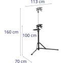 Stojak serwisowy do naprawy rowerów składny 1000-1600 mm do 25 kg