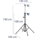 Stojak serwisowy składany do naprawy rowerów 1080-1900 mm do 25 kg