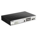 D-Link | 10-portowy przełącznik Gigabit PoE Metro Ethernet | DGS-1210-10P/ME | Zarządzany L2 | Desktop