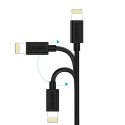 Kabel przewód MFI USB - Lightning 1.2m biały