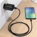 Szybka ładowarka sieciowa QuickCharge 3.0 18W 3A + kabel USB 1m czarny