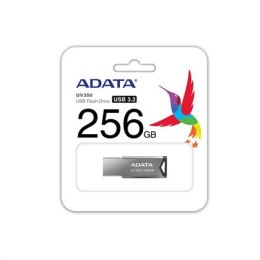 ADATA | USB Flash Drive | UV350 | 256 GB | USB 3.2 | Srebrny