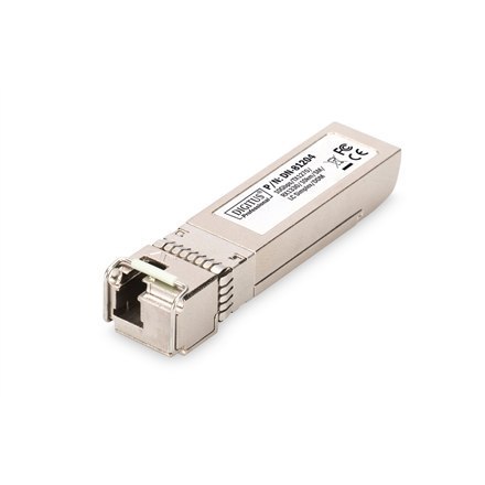 Digitus | Moduł 10G SFP+ | DN-81204 | Światłowód jednomodowy | LC Simplex | 10 Mbit/s | Długość fali 1270/1330 nm | Maksymalna o