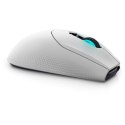 Dell | Gaming Mouse | AW620M | Przewodowa/bezprzewodowa | Alienware Wireless Gaming Mouse | Lunar Light