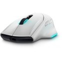 Dell | Gaming Mouse | AW620M | Przewodowa/bezprzewodowa | Alienware Wireless Gaming Mouse | Lunar Light