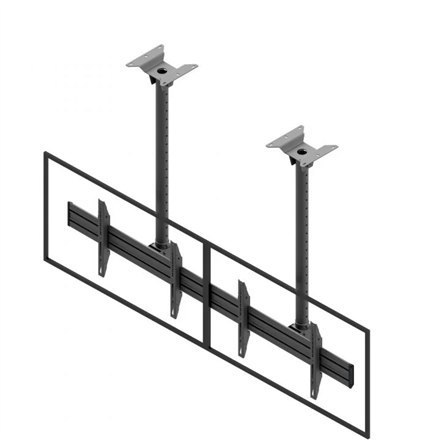 EDBAK | Ceiling mount | MBV2147-L | 42-49 " | Maximum weight (capacity) 140 kg | Black