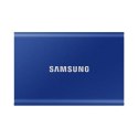 Samsung | Przenośny dysk SSD | T7 | 2000 GB | N/A " | USB 3.2 | Niebieski