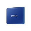 Samsung | Przenośny dysk SSD | T7 | 2000 GB | N/A " | USB 3.2 | Niebieski