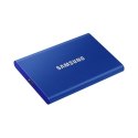 Samsung | Przenośny dysk SSD | T7 | 2000 GB | N/A " | USB 3.2 | Niebieski