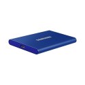 Samsung | Przenośny dysk SSD | T7 | 2000 GB | N/A " | USB 3.2 | Niebieski