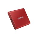 Samsung | Portable SSD | T7 | 500 GB | N/A "" | USB 3.2 | Red