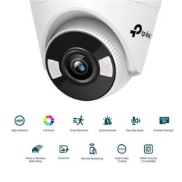 TP-LINK | VIGI 4MP pełnokolorowa obrotowa kamera sieciowa | VIGI C440 | kopułkowa | 4 MP | 2,8 mm | H.265+/H.265/H.264+/H.264 |