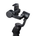 Gimbal do telefonu smartfona ręczny stabilizator obrazu 3 osiowy szary