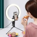 Lampa 10'' ring flash pierścień LED do telefonu smartfona do zdjęć selfie filmów