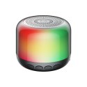 Głośnik bezprzewodowy Bluetooth 5.1 oświetlenie RGB czarny