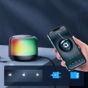 Głośnik bezprzewodowy Bluetooth 5.1 oświetlenie RGB czarny