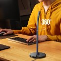 Mikrofon USB do laptopa komputera biurkowy z podstawką czarny