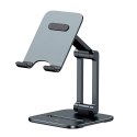 Podstawka stojak metalowy do smartfona Desktop Biaxial Foldable do 7" szary