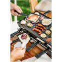 Adler | Raclette - grill elektryczny | AD 6616 | Stół | 1400 W | Czarny/stal nierdzewna