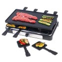 Adler | Raclette - grill elektryczny | AD 6616 | Stół | 1400 W | Czarny/stal nierdzewna