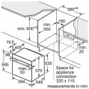 Bosch | Oven | HBA171BS1S | Multifunctional | 71 L | Stainless Steel | Width 60 cm | Pyrolysis | Touch control | Height 60 cm