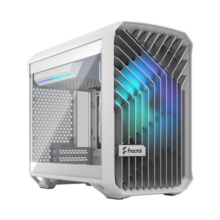 Fractal Design | Torrent Nano RGB White TG clear tint | Side window | White TG clear tint | Power supply included No | ATX