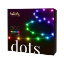 Twinkly|Dots Smart LED Lights 200 RGB (Multicolor), 10m, Transparent|RGB - 16M+ colors