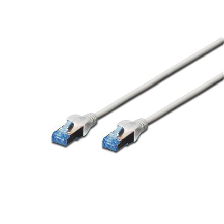 Digitus | Patch cord | CAT 5e F-UTP | PVC AWG 26/7 | 3 m | Grey | Modular RJ45 (8/8) plug