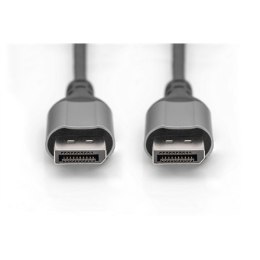 Digitus | Kabel DisplayPort | Męski | 20-pinowy DisplayPort | Męski | Czarny | 20-pinowy DisplayPort | 2 m