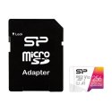 Silicon Power | Karta pamięci microSDHC UHS-I | Elite | 256 GB | microSDHC/SDXC | Pamięć flash klasy 10