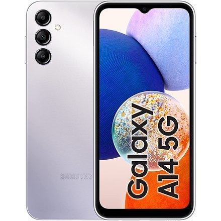 Samsung Galaxy A14 (A146P) Srebrny, 6,6", PLS LCD, 1080 x 2408 px, Mediatek MT6833, Dimensity 700 (7 nm), Wewnętrzna RAM 4 GB, 6