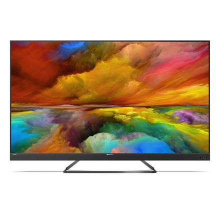 Sharp 50EQ3EA 50" (126cm) Quantum Dot 4K Ultra HD Smart Android TV, Dolby Vision, Dolby Atmos, głośniki Harman/Kardon, czarny