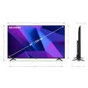 Sharp 50FN2EA 50" (126cm) 4K Ultra HD Smart Android Bezramkowy telewizor, Dolby Vision, głośniki Harman/Kardon