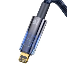 Explorer Series kabel przewód USB Iphone Lightning 2.4A 2m niebieski