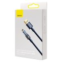 Explorer Series kabel przewód USB Iphone Lightning 2.4A 2m niebieski