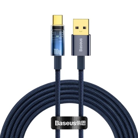 Explorer Series kabel przewód USB USB-C 100W 2m niebieski