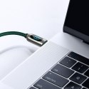 Kabel USB-C 100W 5A Power Delivery z wyświetlaczem miernikiem mocy 2m zielony