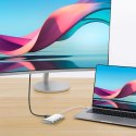 Lite Series przejściówka HUB USB-C HDMI 4x USB 3.0 20cm biały