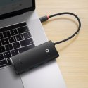 Lite Series przejściówka HUB USB-C HDMI 4x USB 3.0 20cm czarny