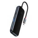 AcmeJoy HUB 4-Portowy USB-C USB-C 4xUSB 3.0 ciemnoszary