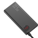 Adaman powerbank z szybkim ładowaniem 20000mAh 22.5W kabel USB-C 0.3m czarny