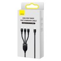 Flash Series II kabel USB-C Iphone Lightning microUSB 100W 1.5m czarny